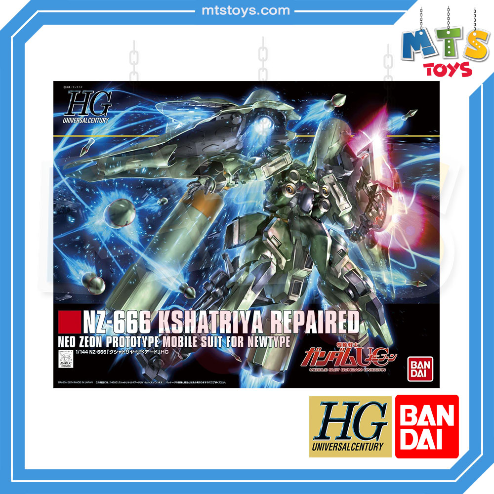 **MTS Toys**กันดั้ม HGUC 1/144 Gundam : NZ-666 Kshatriya Repaired