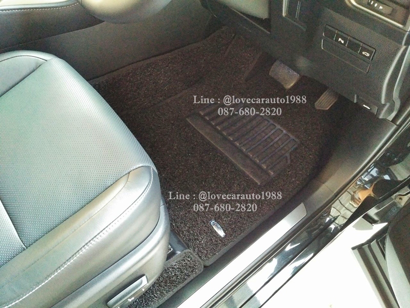 พรมดักฝุ่นปูพื้นรถยนต์ Lexus เลกซัส NX300 ไวนิลสีดำ