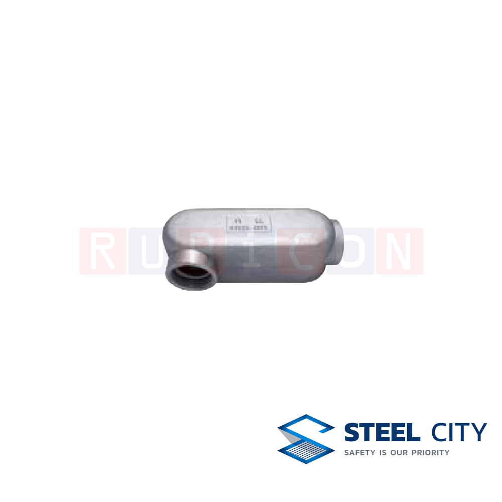 STEEL CITY L.L. คอนดูท เอ๊าท์เลทบ๊อกซ์ พร้อมฝา (CONDUIT OUTLET BOXES)