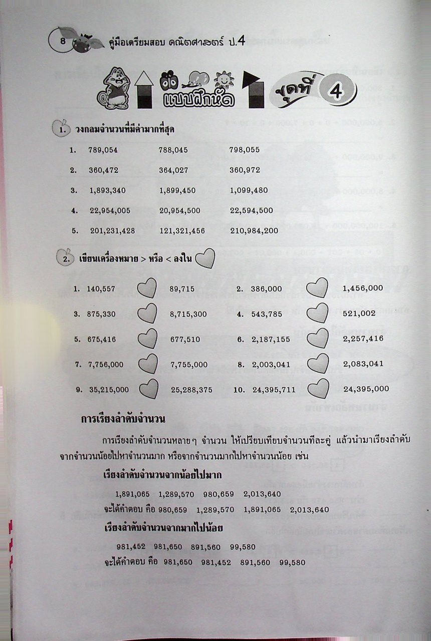 คู่มือเตรียมสอบ คณิตศาสตร์ ป.4