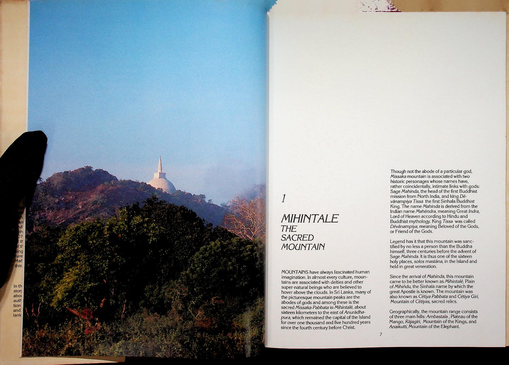 MIHINTALE Cradle of Sinhala Buddhist Civilization