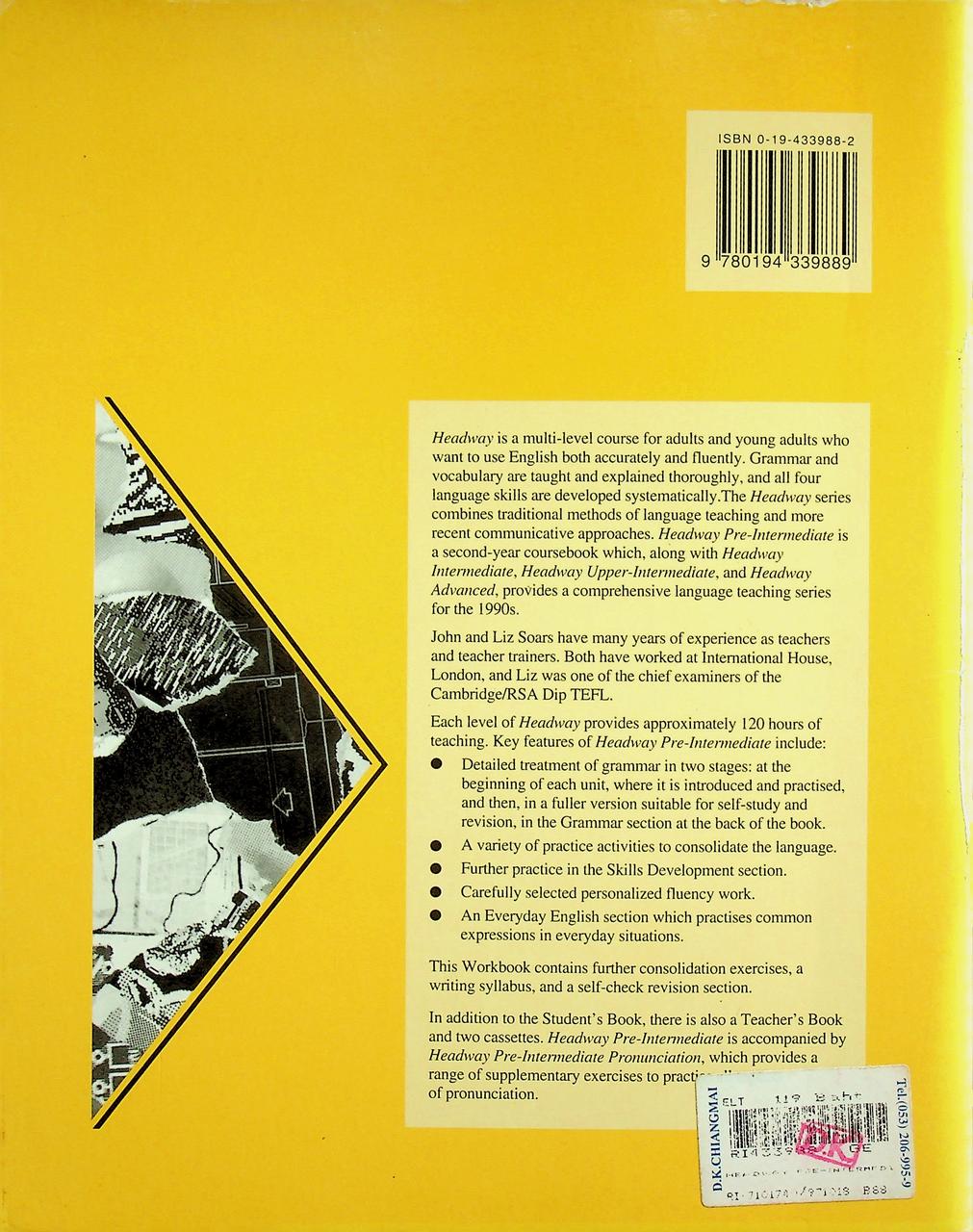 HEADWAY PRE-INTERMEDIATE WORKBOOK WITH KEY