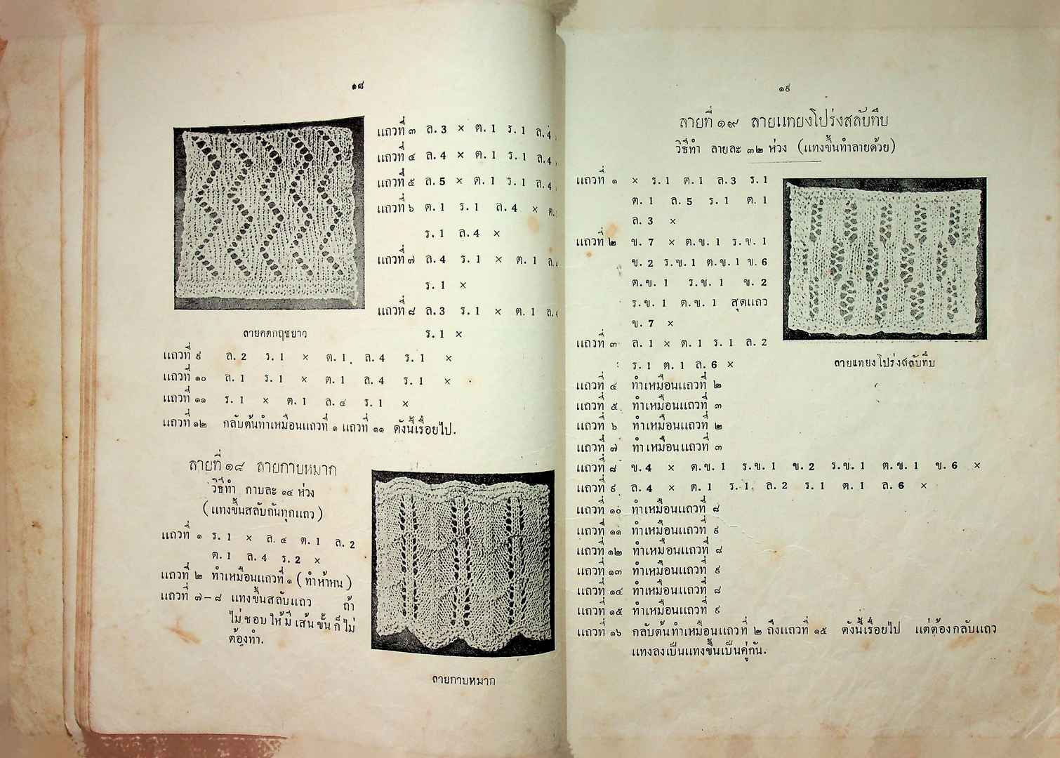 ตำราถักนิตติ้ง ของมณีวรรณ
