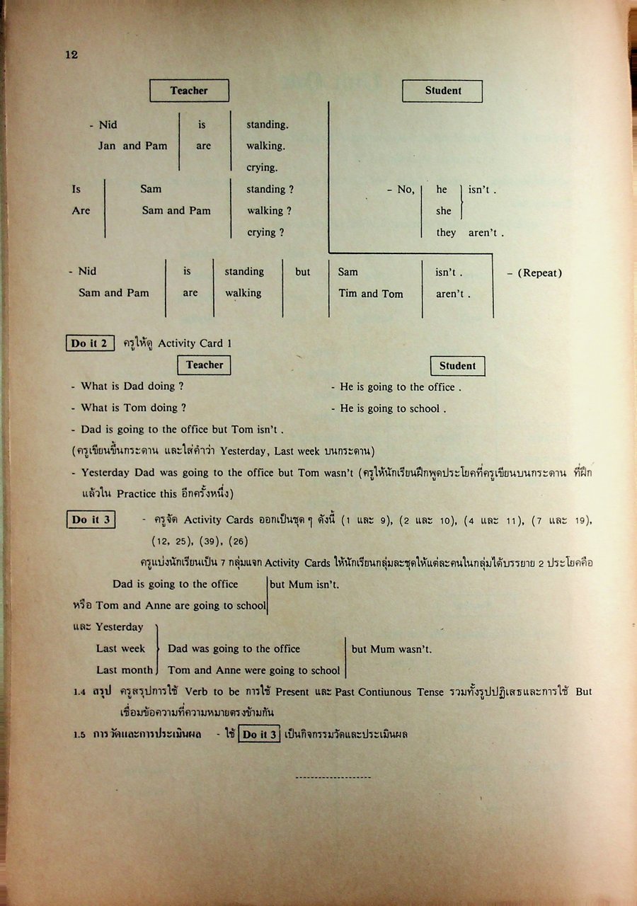 คู่มือครู สำหรับ Learning Kit in Book Form C3 A3 และ Oral - Structure Units ระดับมัธยมศึกษาตอนต้น