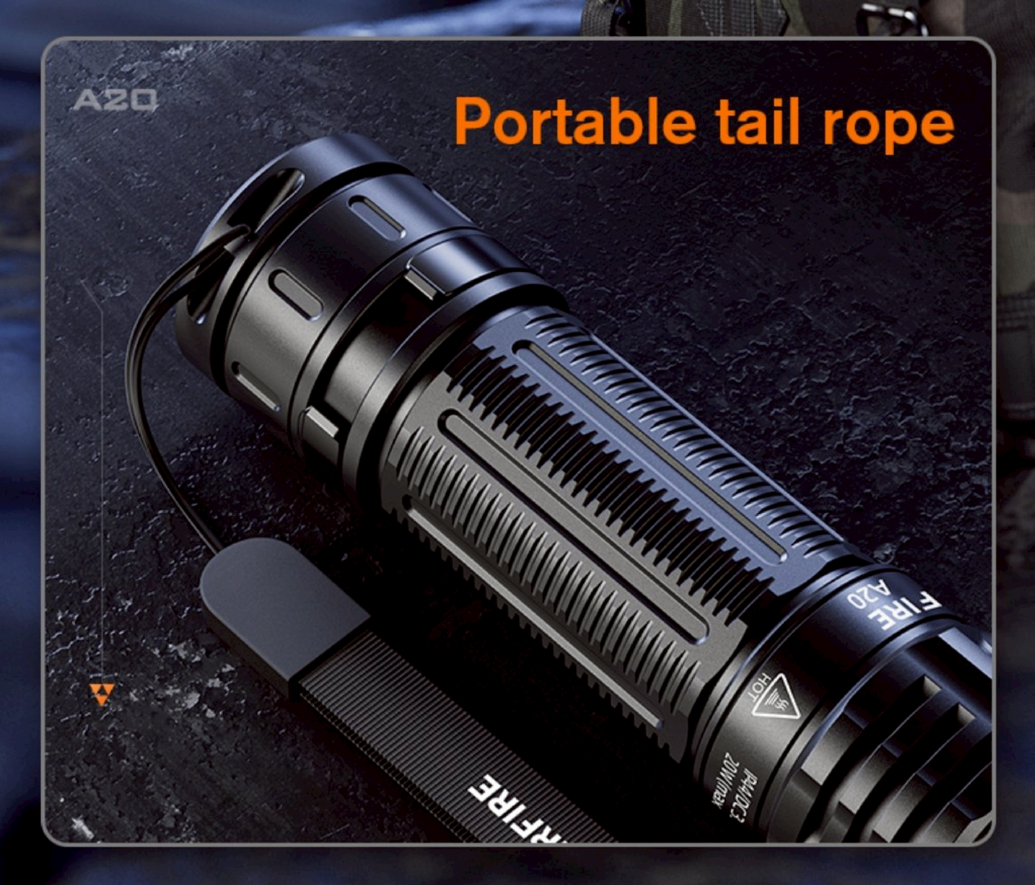 🇹🇭 1371 ไทยแลนด์ แทคติคอล ไฟฉาย SuperFire A20