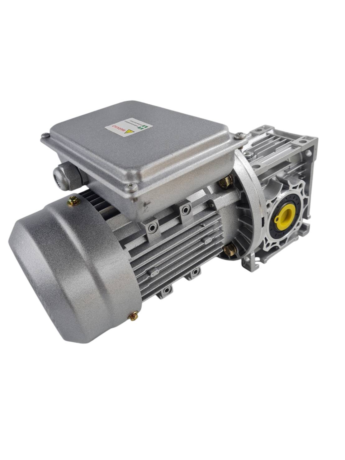 มอเตอร์เกียร์ไฟฟ้ากระแสสลับ ขนาด370W 220vพร้อมหน้าแปน รูเพลา 25 มิลลิเมตร เกียร์ 15:1ทำเครื่องกลึงรถแม็คโคร