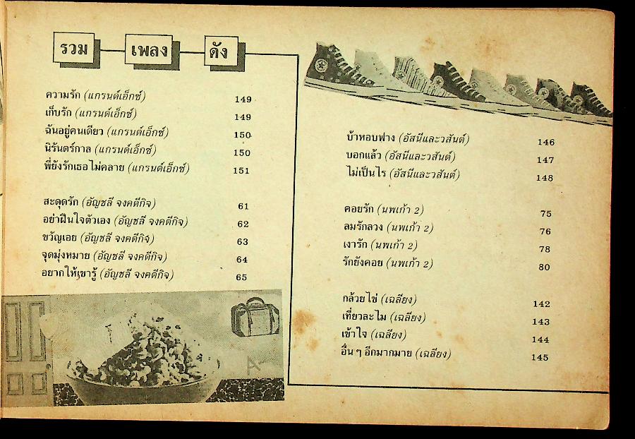 หนังสือเพลง THE SONGS SONG MAGAZINE 001