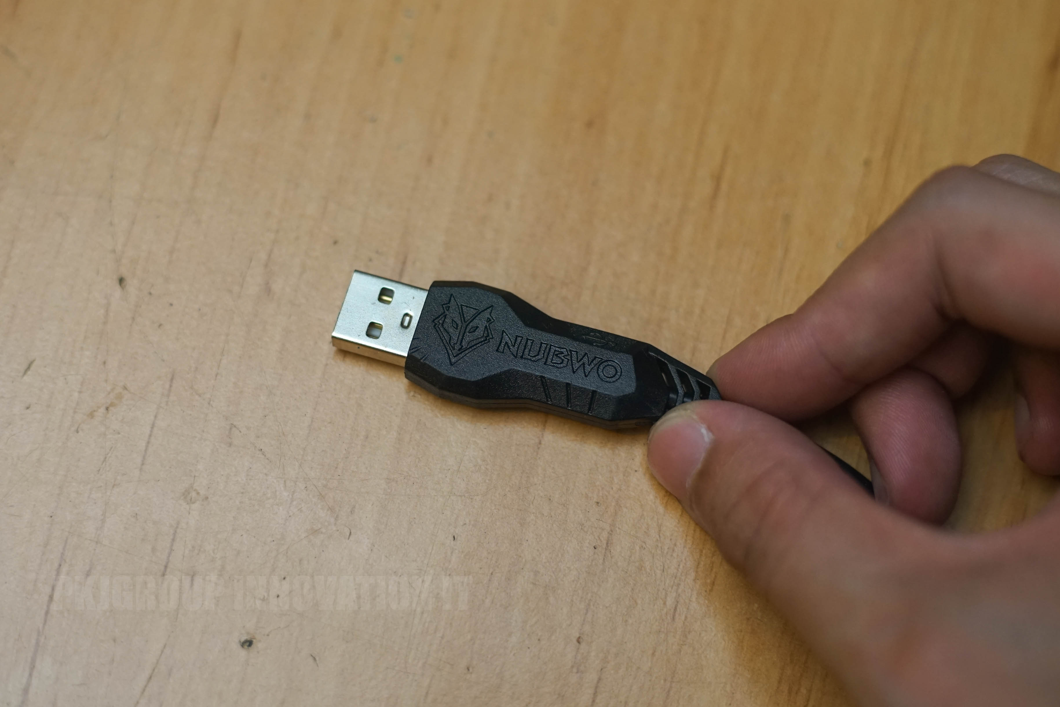 เมาส์เกมมิ่ง Nubwo NM-95 Black ราคาประหยัด คนถนัดซ้ายใช้ได้