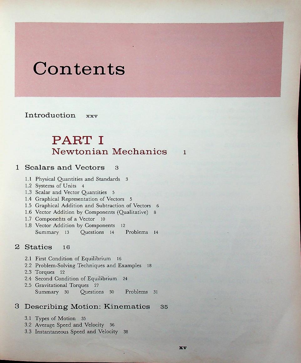 PHYSICS : A General Introduction