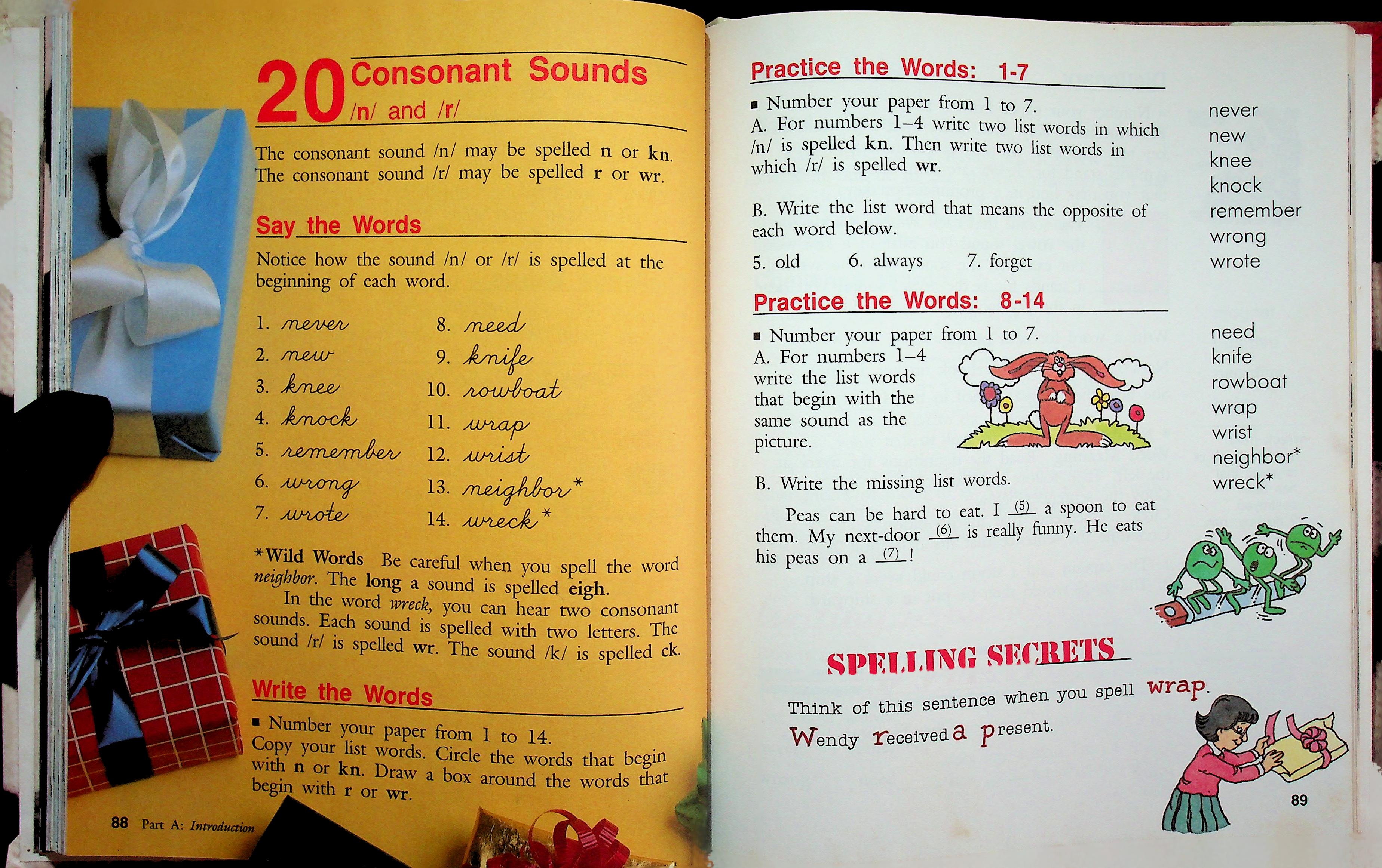 SPELLING : WORDS AND SKILLS