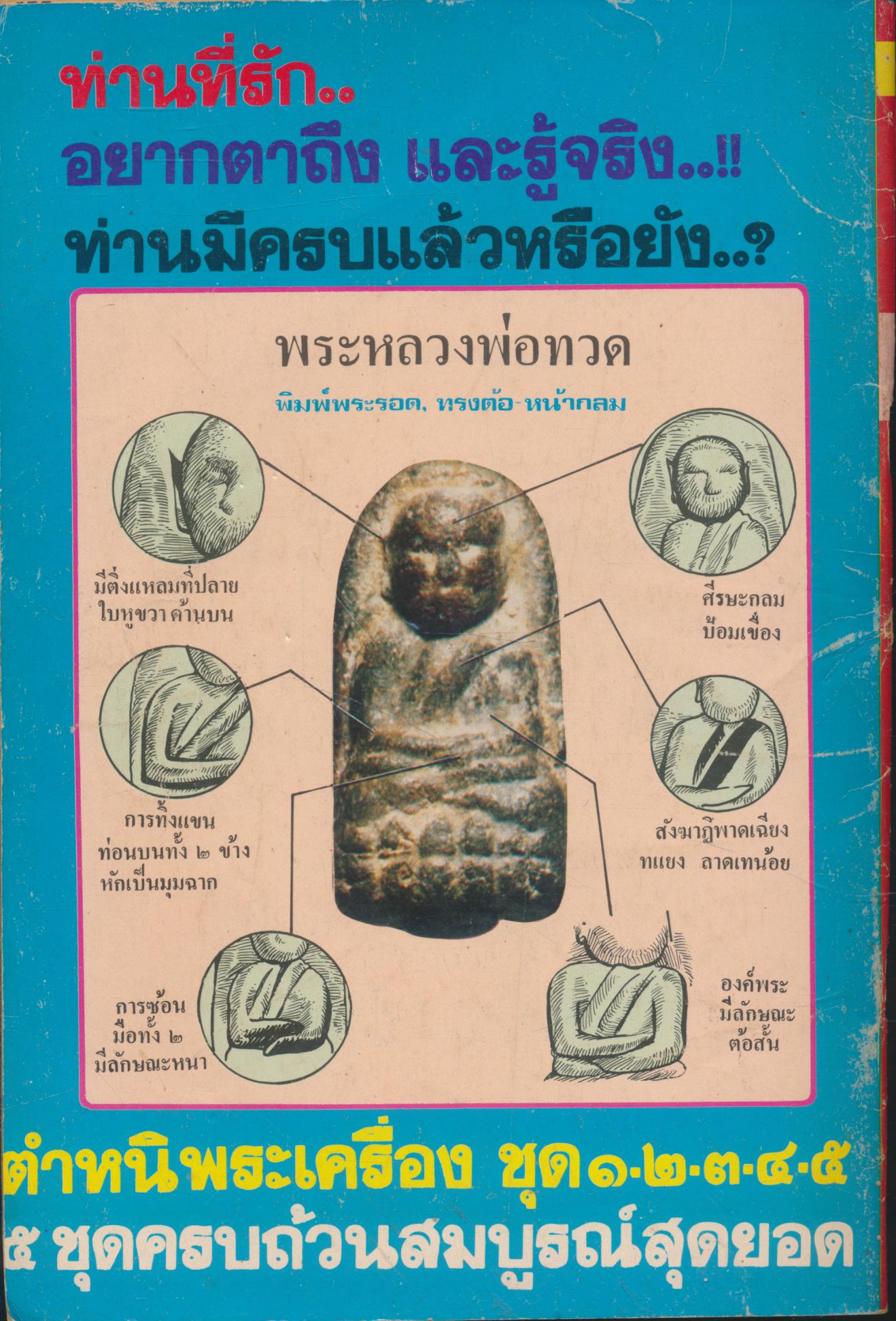 "เหนือโลก"ฉบับ..ชี้เอกลักษณ์-ตำหนิ พระเครื่อง ชุดที่ ๑