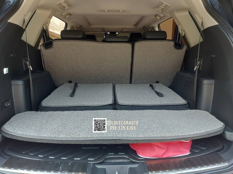พรมปูพื้นรถยนต์ Honda Cr v G6 พรมดักฝุ่นสีเทา