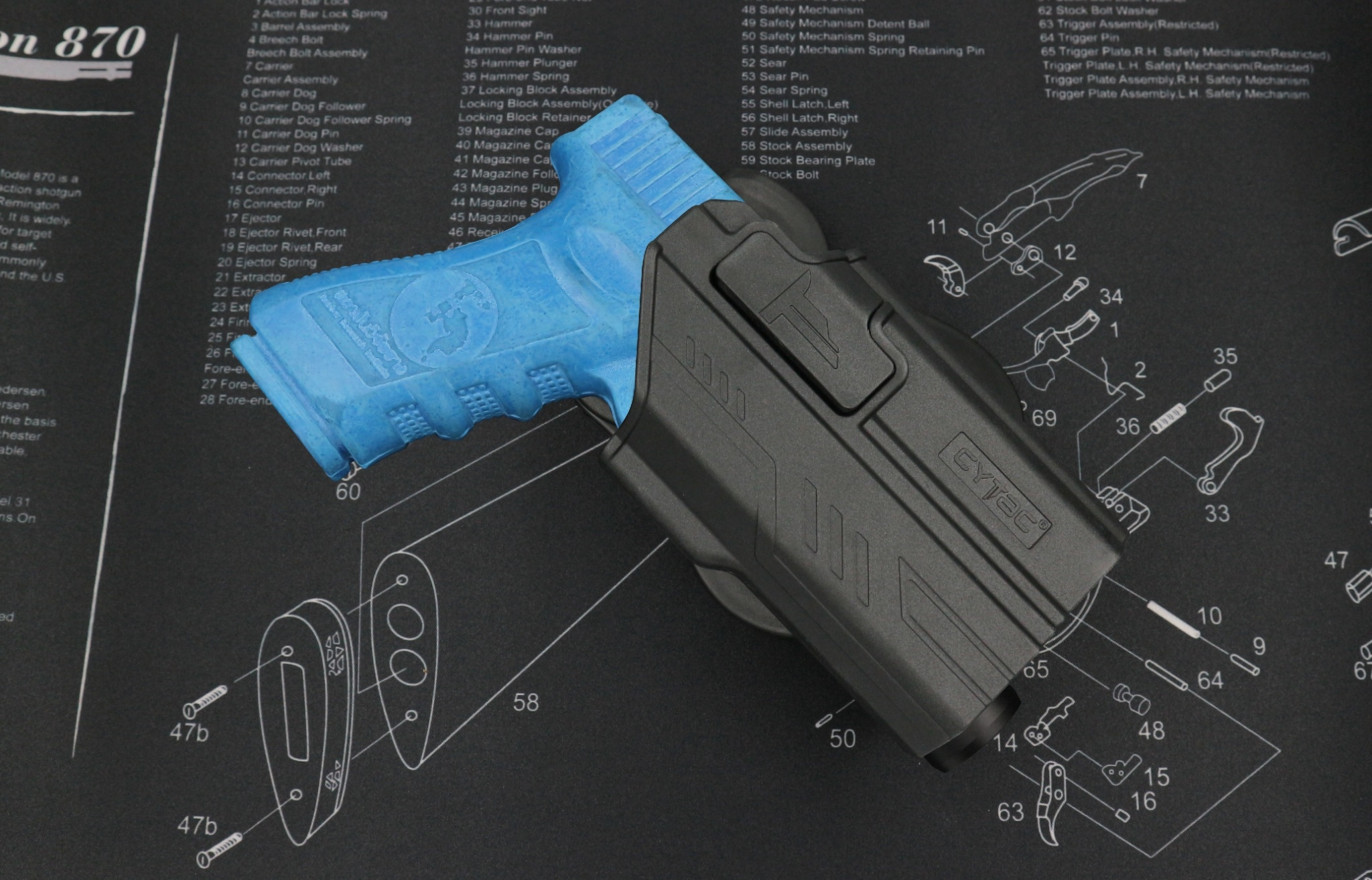 🇹🇭 706 ไทยแลนด์ แทคติคอล CYTAC ซองปืน G17 ติดไฟฉาย