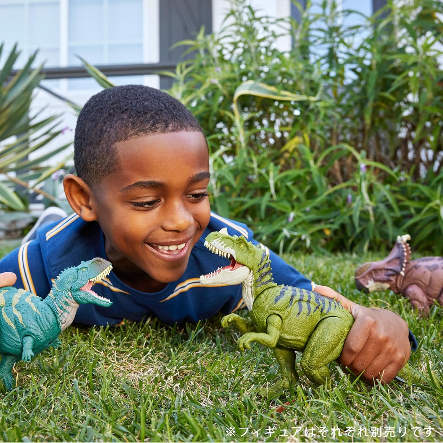 **MTS Toys**Mattel Jurassic World Wild Roar : HTK74 Ceratosaurus [ความยาวจากหัวถึงหาง 33 ซ.ม.]