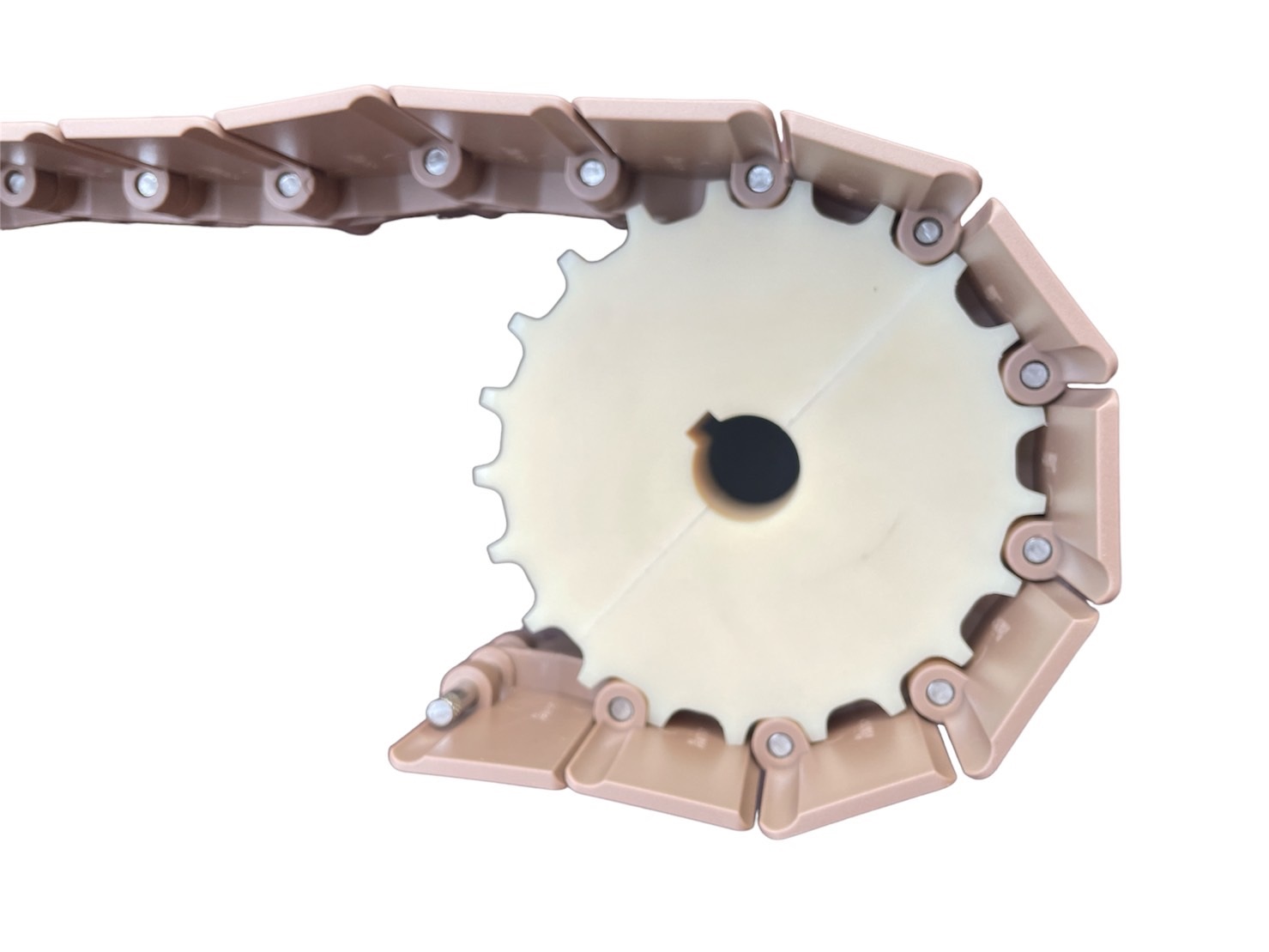 Har820 CNC machine sprocket idler sprocket diameter 129mm ลูกล้อตามใช้กับTop chain 820 ส่งภายในประเทศไทย