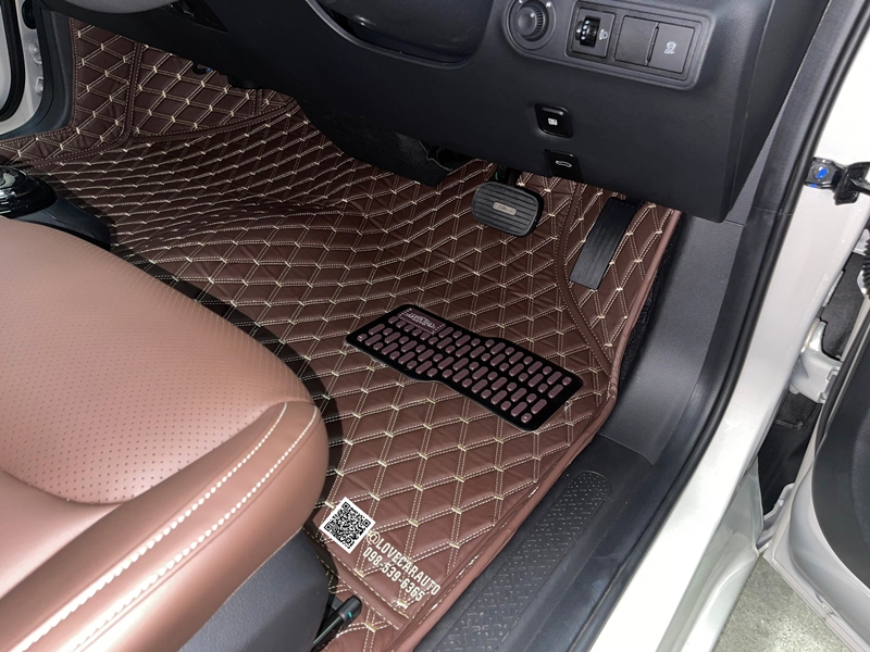 พรมปูพื้นรถยนต์ Wuling Binguo EV สีกาแฟ