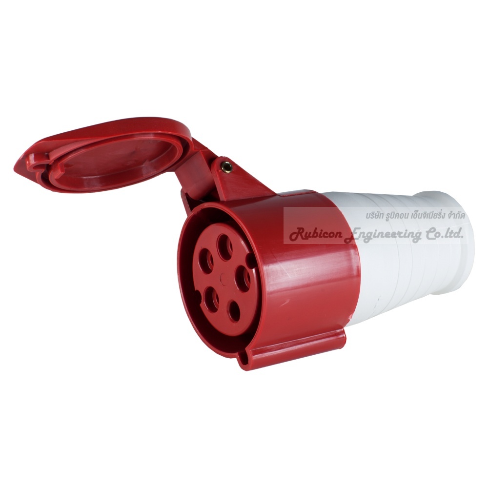 "MASHI" MA-215 ปลั๊กตัวเมียกลางทาง (CONNECTORS) 2P+E 16A 380-415V 6H IP44