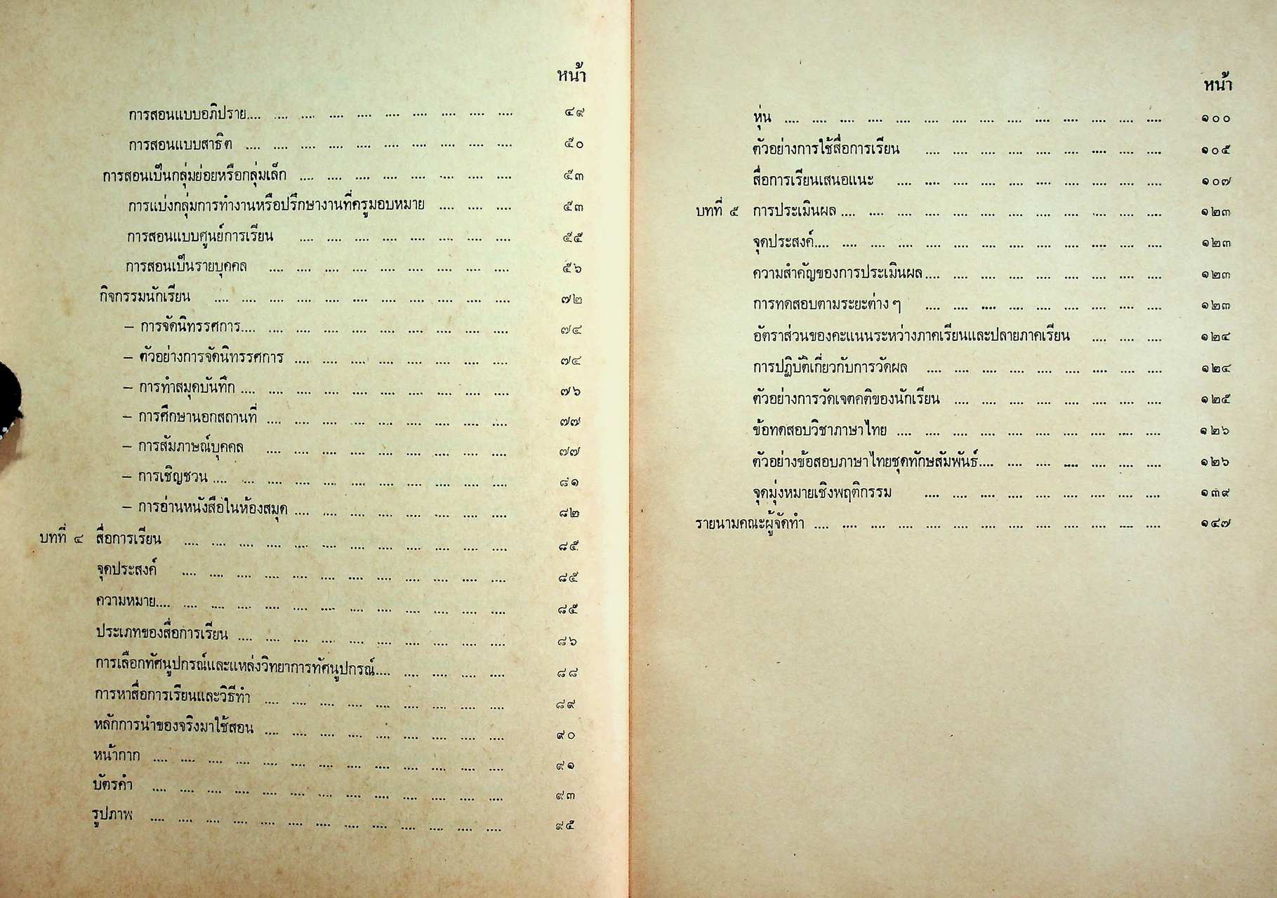 คู่มือครู วิชาภาษาไทย มัธยมศึกษาตอนต้น