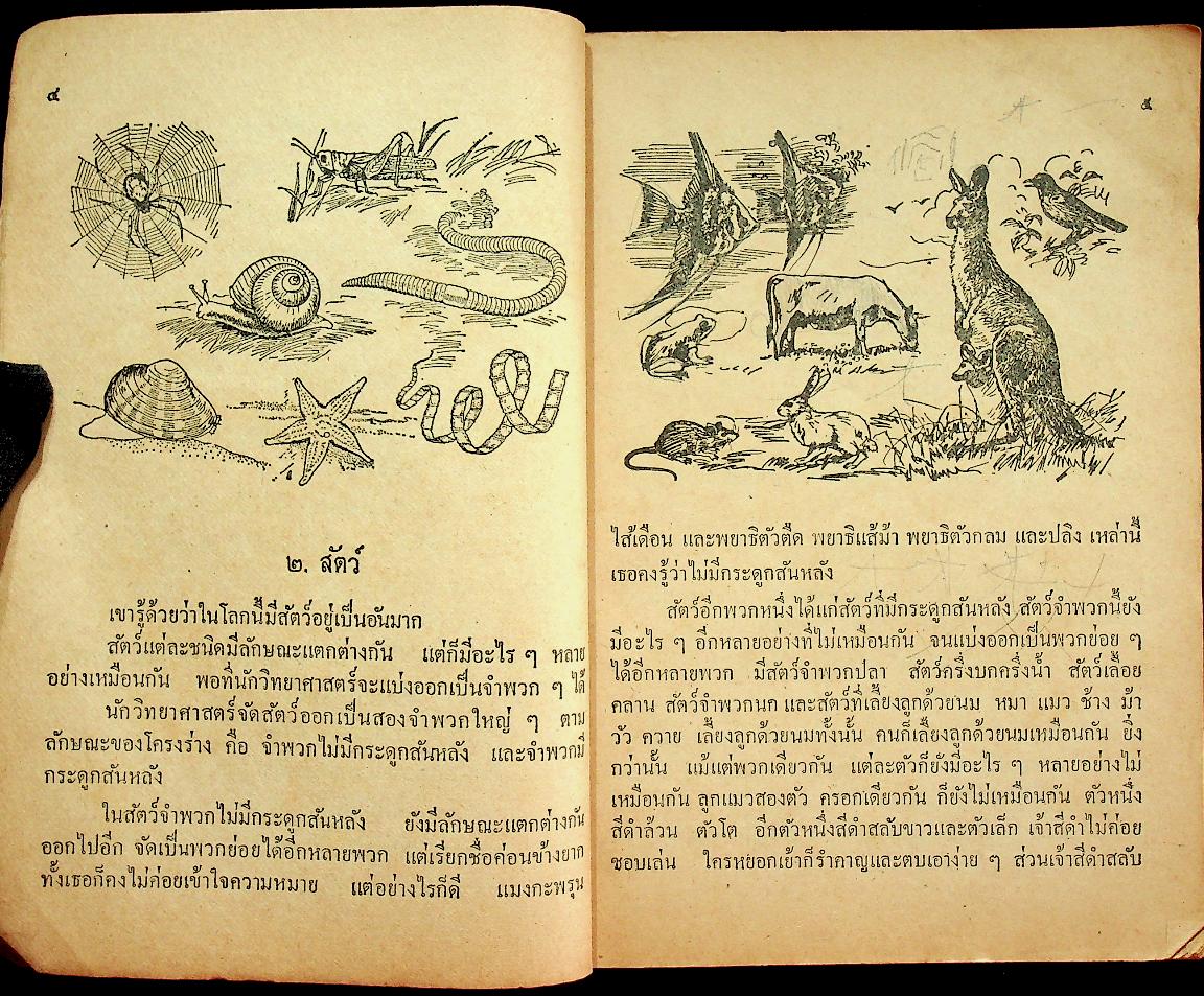 แบบเรียนวิทยาศาสตร์เบื้องต้น เล่ม ๔ ชั้นประถมปีที่ ๔