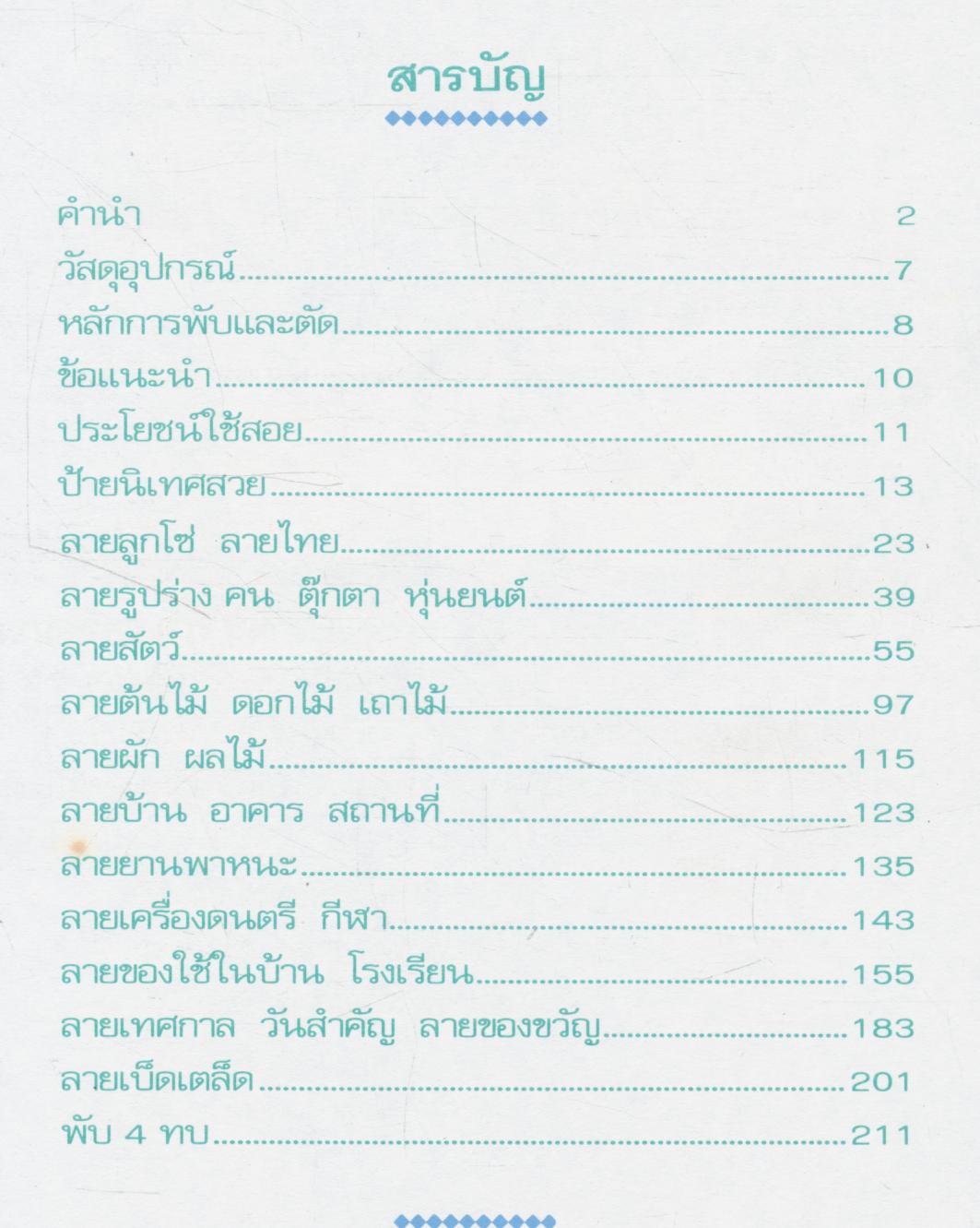 คู่มือลายฉลุ ขอบป้ายนิเทศ