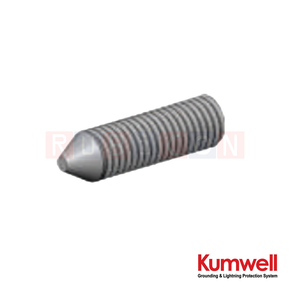 KUMWELL WE-STUDT-M1035 สตั๊ดสแตนเลส (Stud Stainless Steel) Stud Stainless Steel M10 Length 35 mm