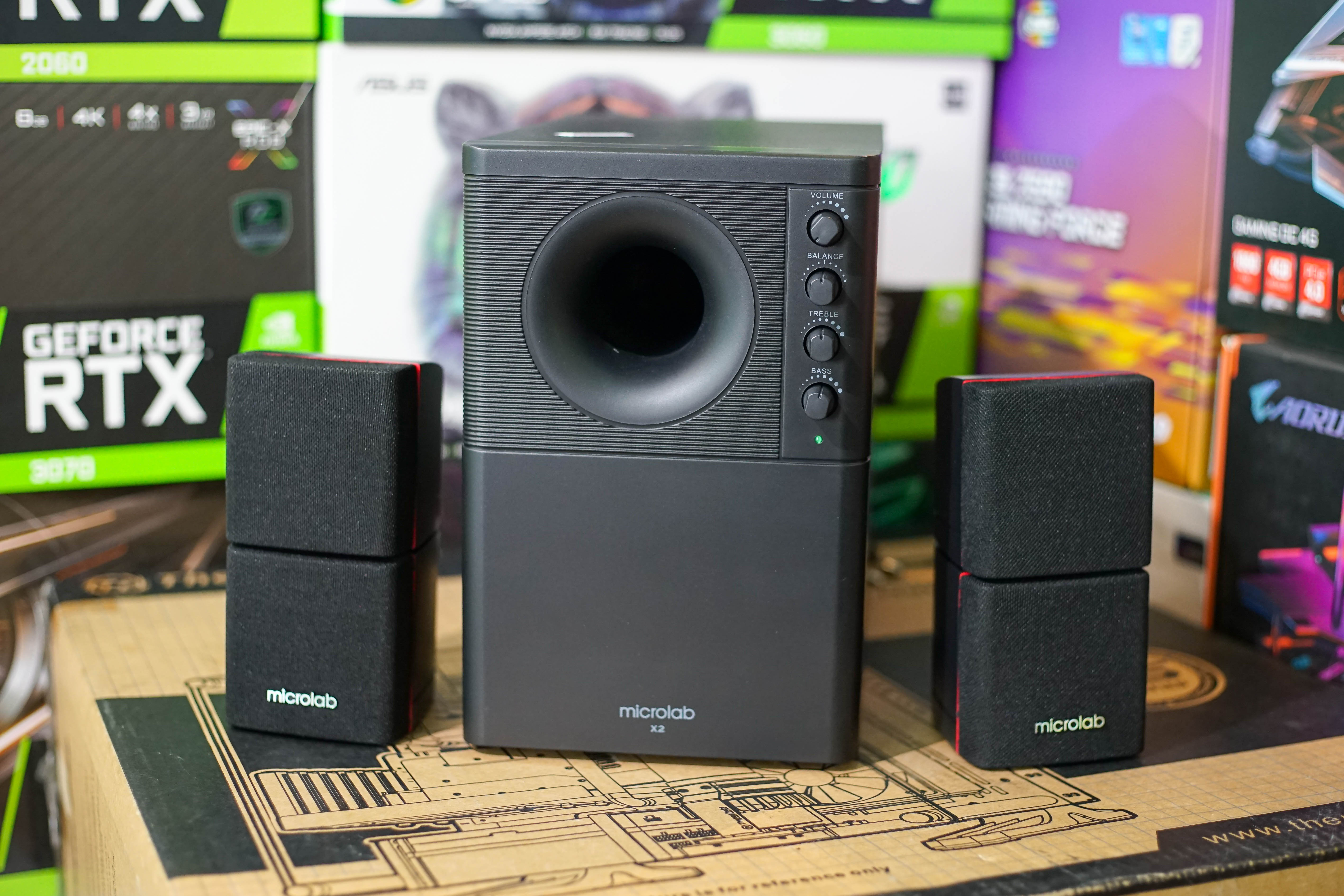 ลำโพงตัวโชว์ของใหม่ Microlab X2