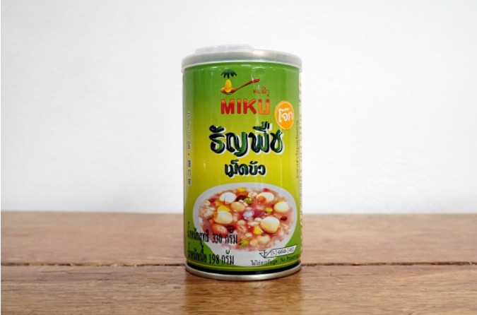 Miku (มิกุ) ธัญพืชกระป๋องพร้อมทาน รสเม็ดบัว