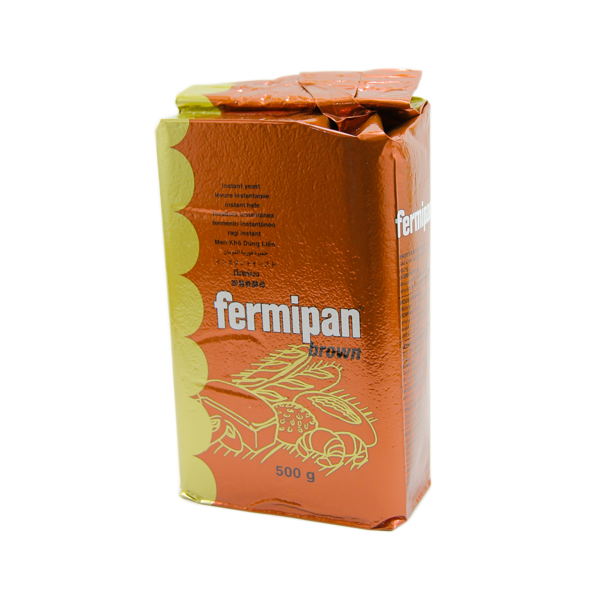 ยีสต์น้ำตาล Fermipan 500 กรัม