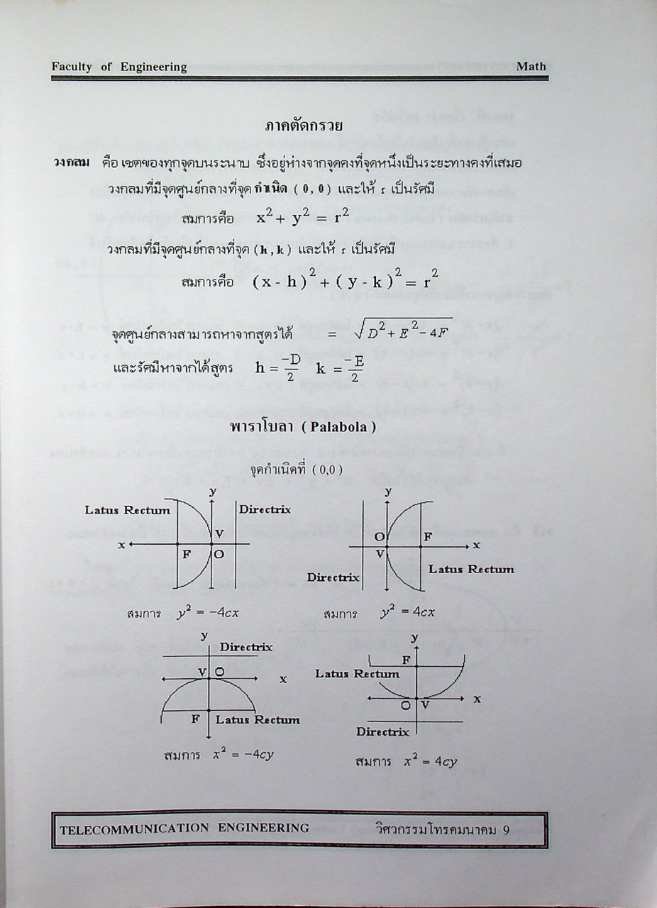 คู่มือเตรียมสอบ วิศวะโทรคมนาคม