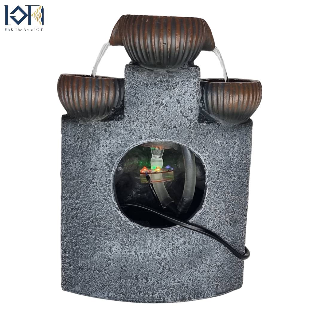 น้ำล้นตั้งโต๊ะ รุ่น9828 เสริมฮวงจุ้ยโชคลาภตกแต่งบ้านตั้งโต๊ะร้านค้า ของขวัญมงคล อ่างน้ำล้นจำลอง