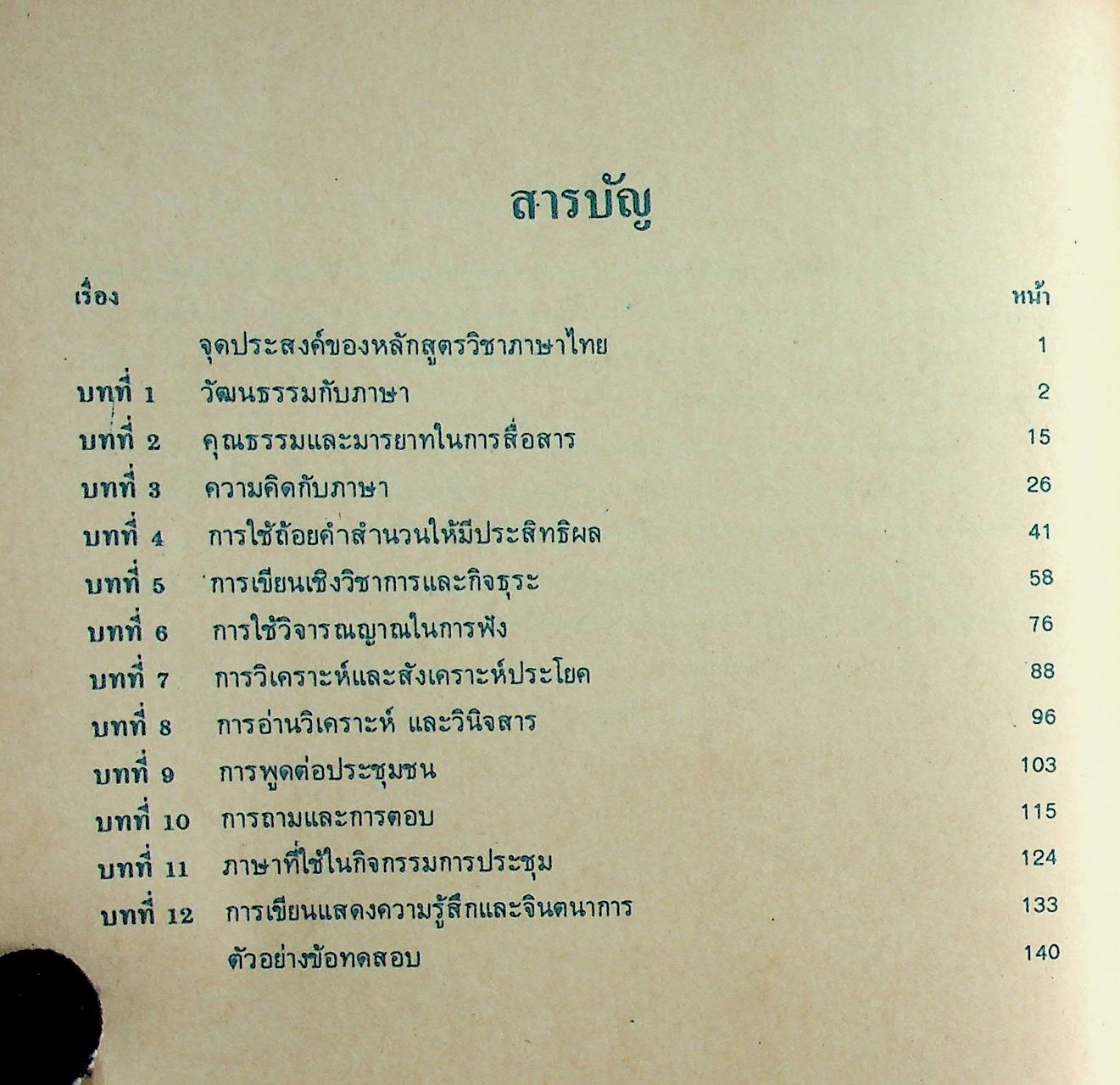 เฉลย สำหรับผู้สอน แบบฝึกหัดภาษาไทย ทักษพัฒนา ม.5 ท 503 - ท 504 ตามหลักสูตรมัธยมศึกษาตอนปลาย พุทธศักราช 2524
