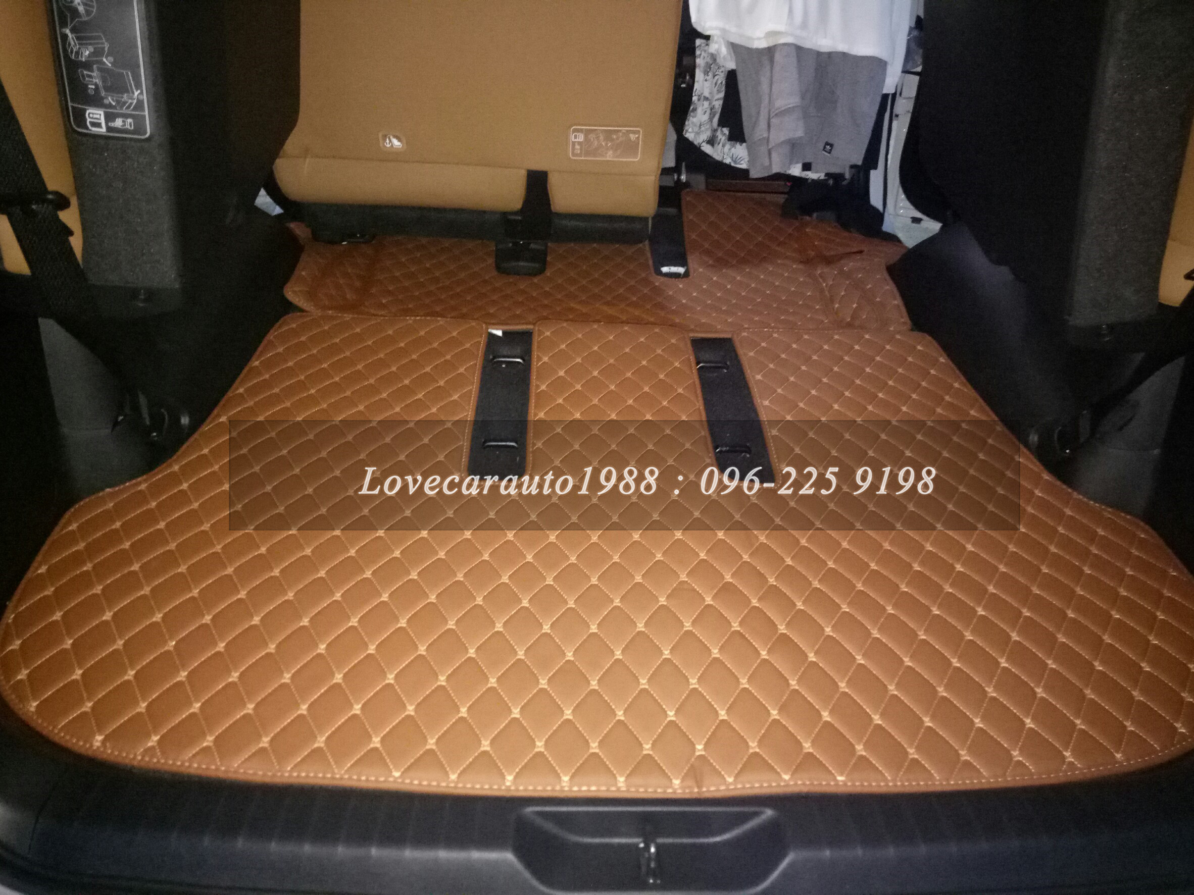 พรม6D Toyota fortuner2017 สีน้ำตาล