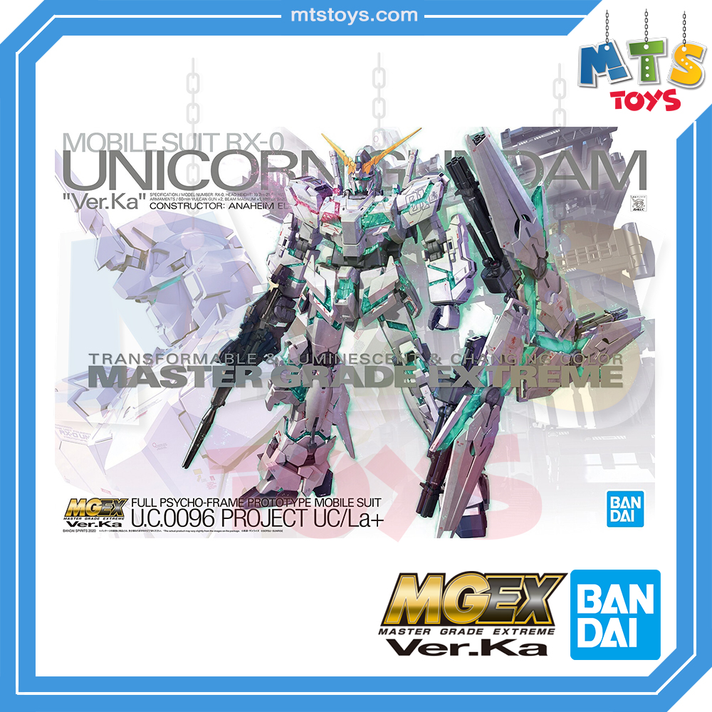 **MTS Toys**กันดั้ม MGEX 1/100 Master Grade Extreme Gundam : RX-0 Unicorn Gundam Ver. KA