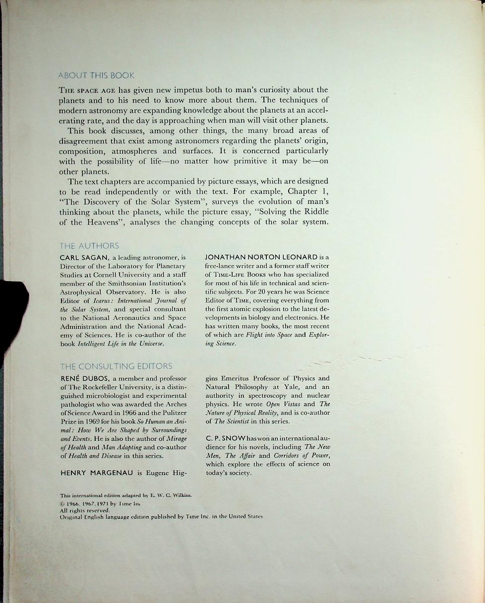 LIFE SCIENCE LIBRARY : PLANETS