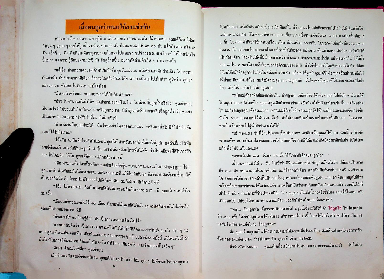 หนังสืออ่านเพิ่มเติมประสบการณ์ชีวิต ชีวิตเจ้าทองแดง