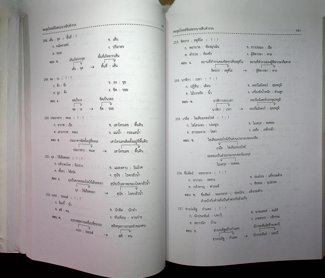 เจาะข้อสอบ นายสิบตำรวจ สาย ป้องกันปราบปราม วุฒฺิ ม.6 หรือเทียบเท่า