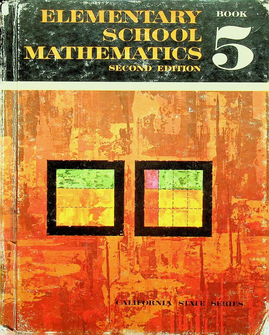 ELEMENTARY SCHOOL MATHEMATICS BOOK 5