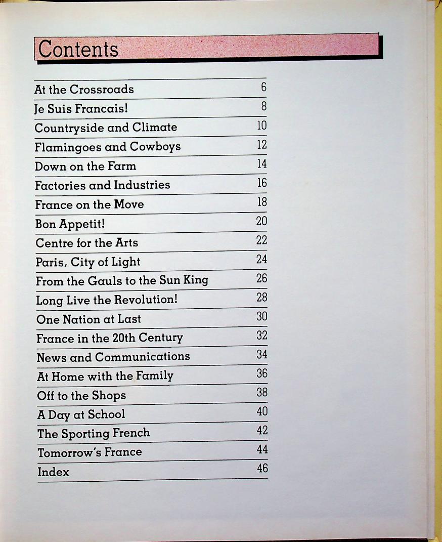 PEOPLE & PLACES France