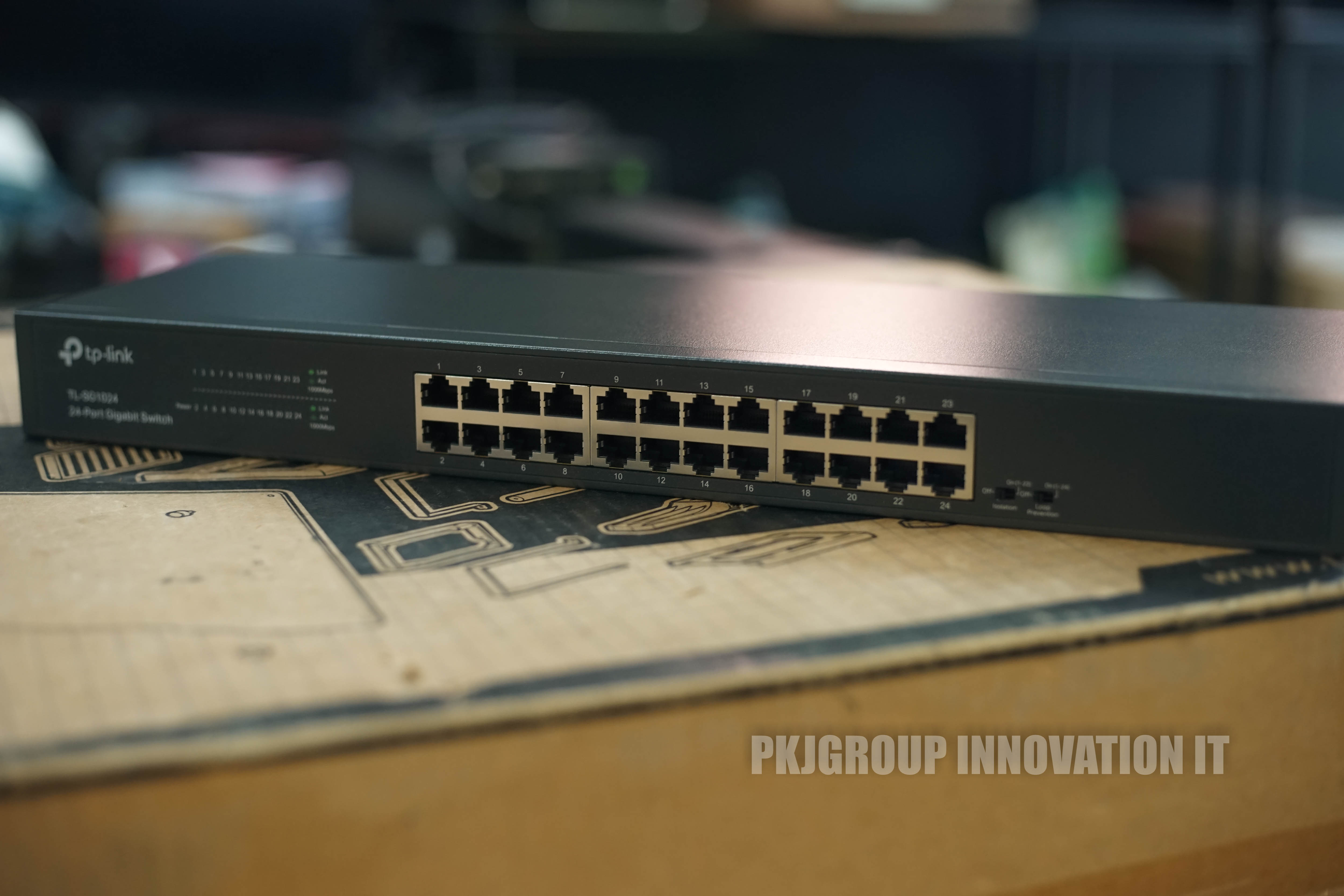 TP-Link TL-SG1024 HUB 24-Port Gigabit Rackmount Switch(17)