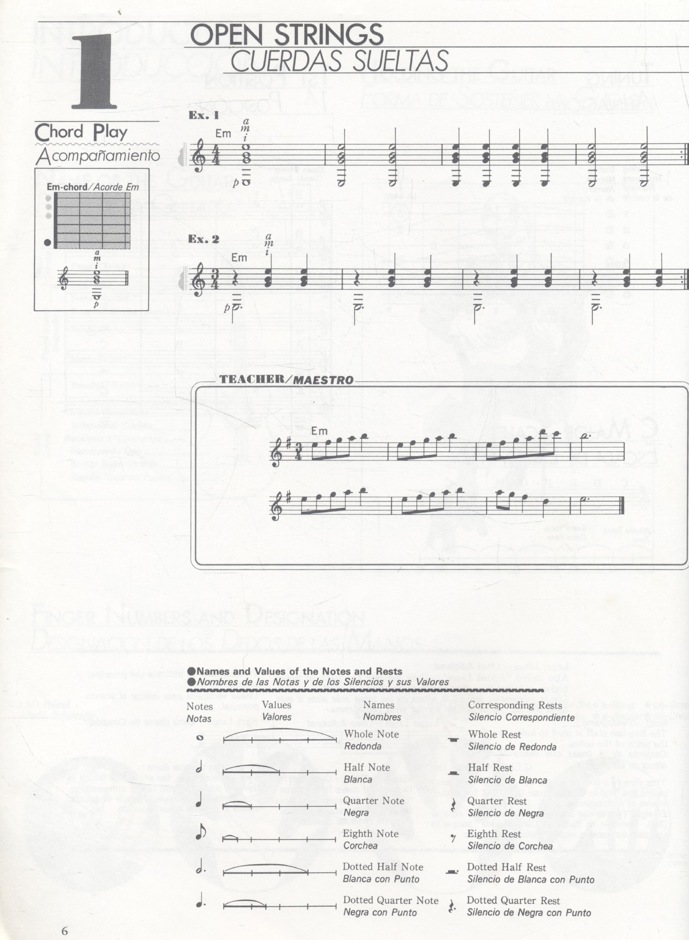 GUITAR COURSE FUNDAMENTALS / CURSO DE GUITARRA FUNDAMENTAL / YAMAHA MUSIC FOUNDATION