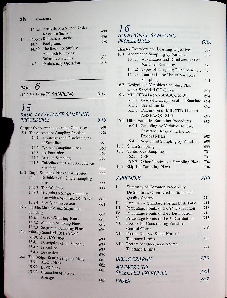 STATISTICAL QUALITY CONTROL : A Modern Introduction