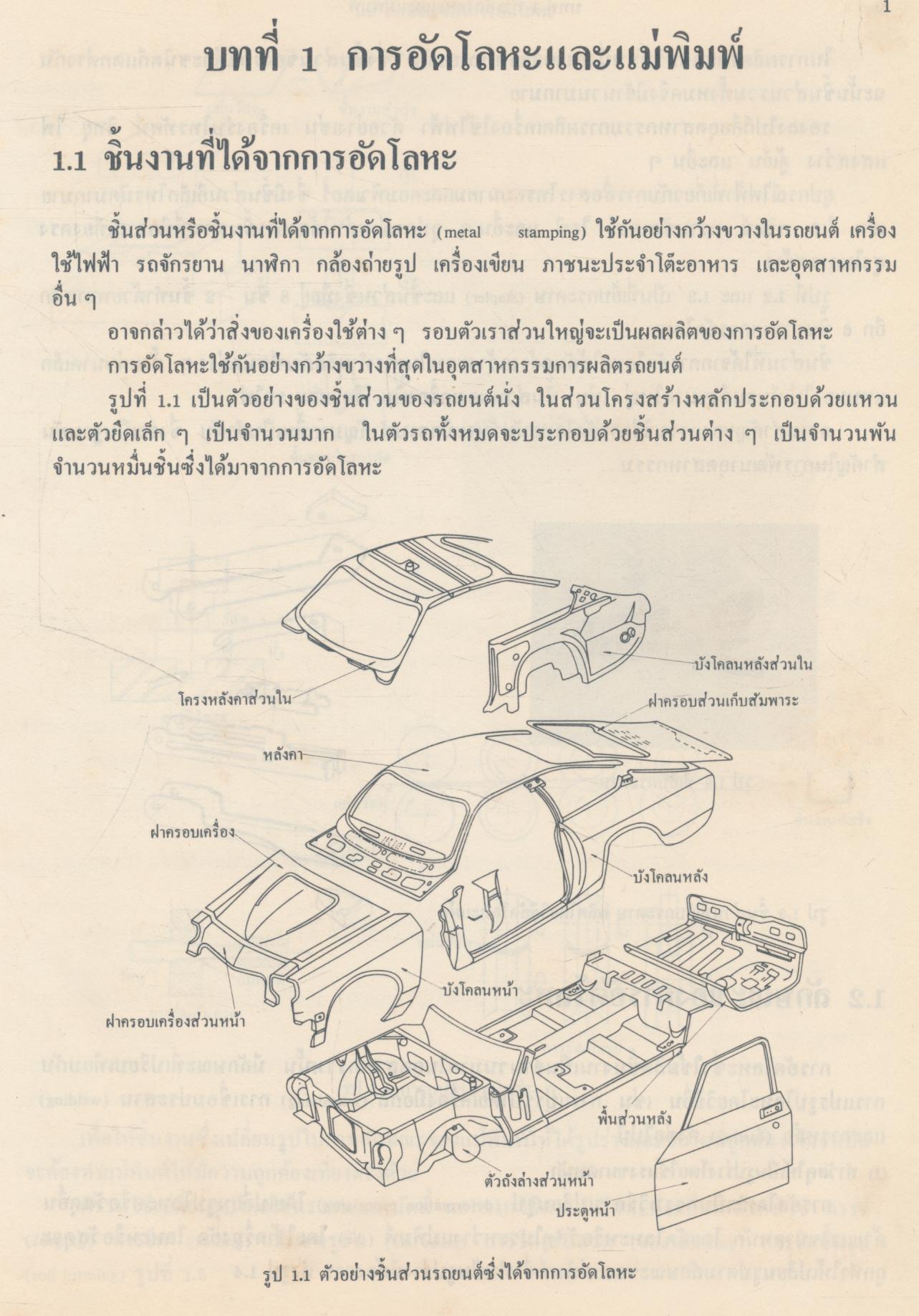 การทำแม่พิมพ์อัดโลหะ