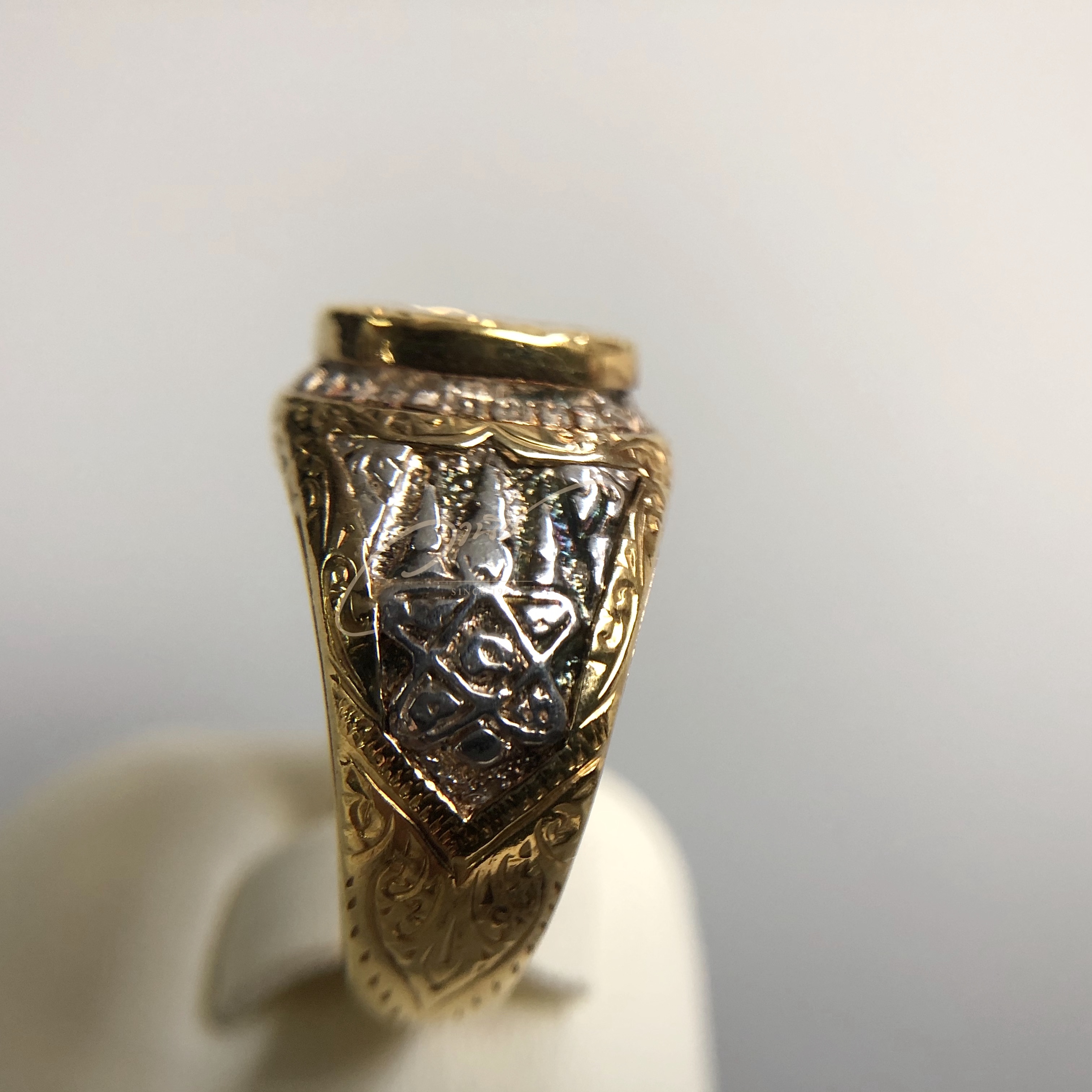 แหวนหลวงพ่อพุทธรำพึง วัดถนนสุทธาราม จ.อ่างทอง