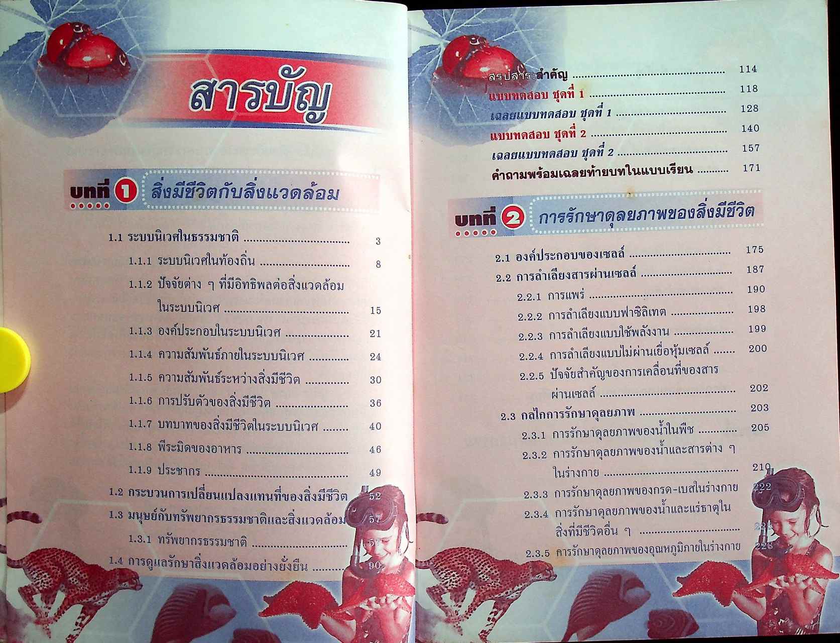 คู่มือเตรียมสอบ ชีวิตกับสิ่งแวดล้อม สิ่งมีชีวิตกับกระบวนการดำรงชีวิต ม.6 ช่วงชั้นที่ 4 (ม.4-5-6)