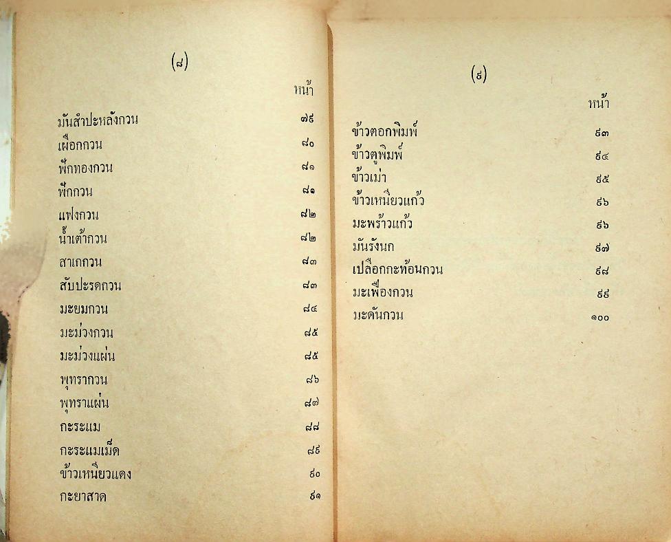 ตำรา อาหารดอง ของแห้ง - ของเค็ม