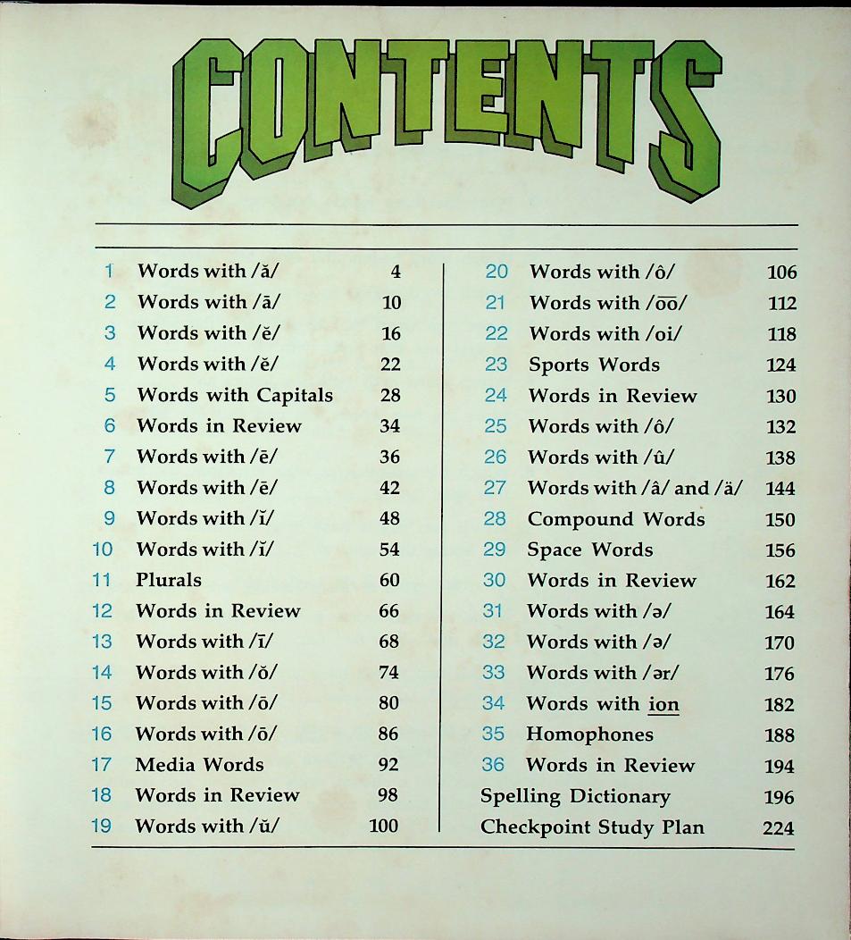 STECK-VAUGHN SPELLING