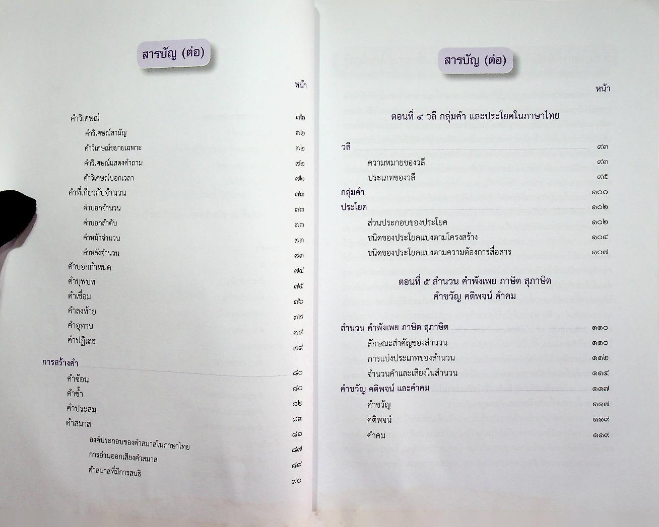 หนังสืออุเทศภาษาไทย หลักภาษาไทย : เรื่องที่ครูภาษาไทยต้องรู้