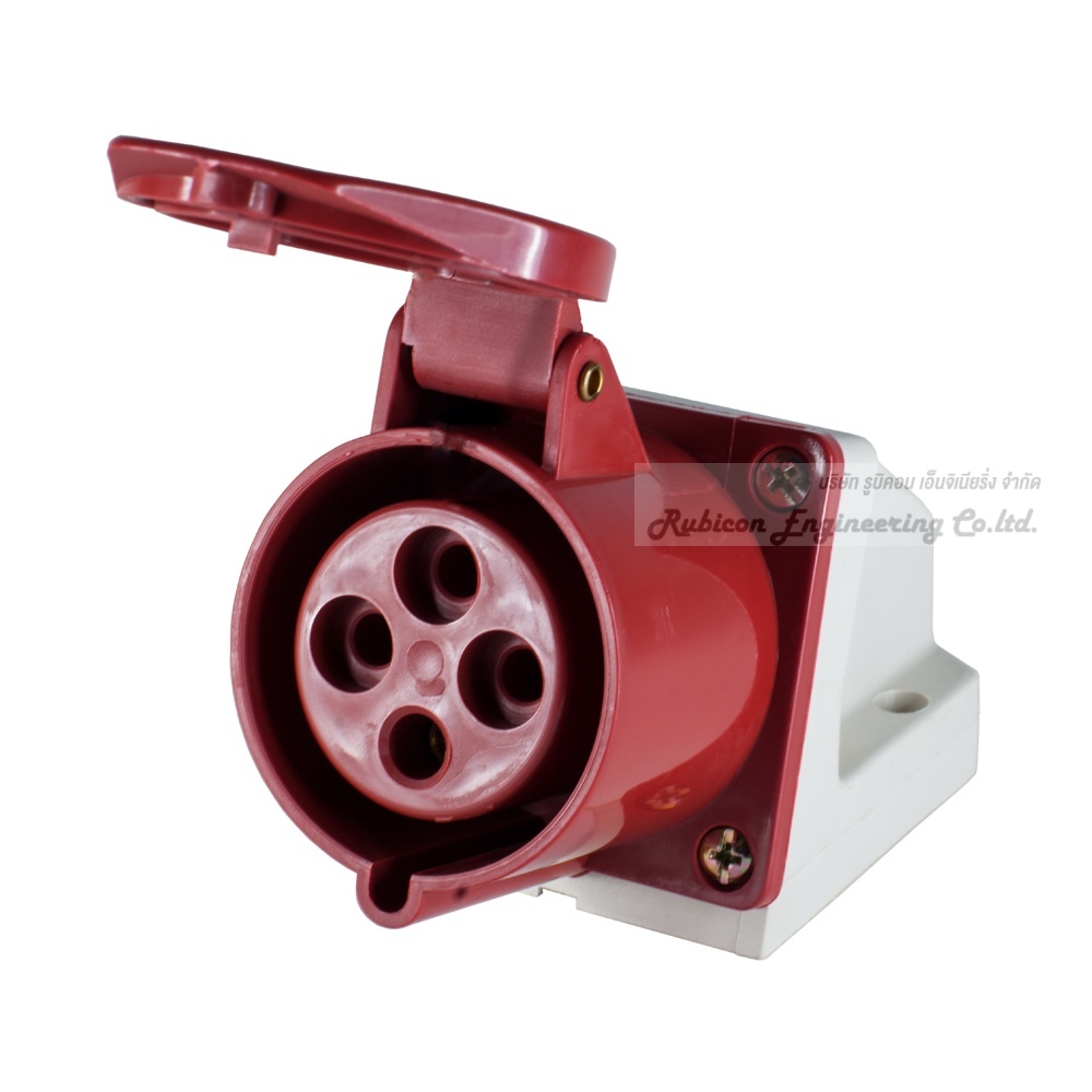 "MASHI" MA-114 ปลั๊กตัวเมียติดลอย เต้ารับติดลอย (WALL SOCKETS) 3P+N+E 16A 380-415V 6H IP44