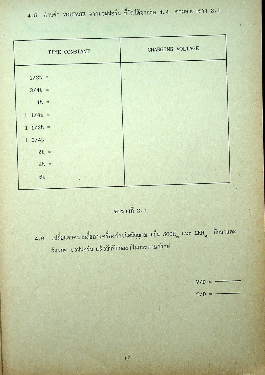 คู่มือและใบงาน ปฏิบัติอิเล็คทรอนิกส์ 2