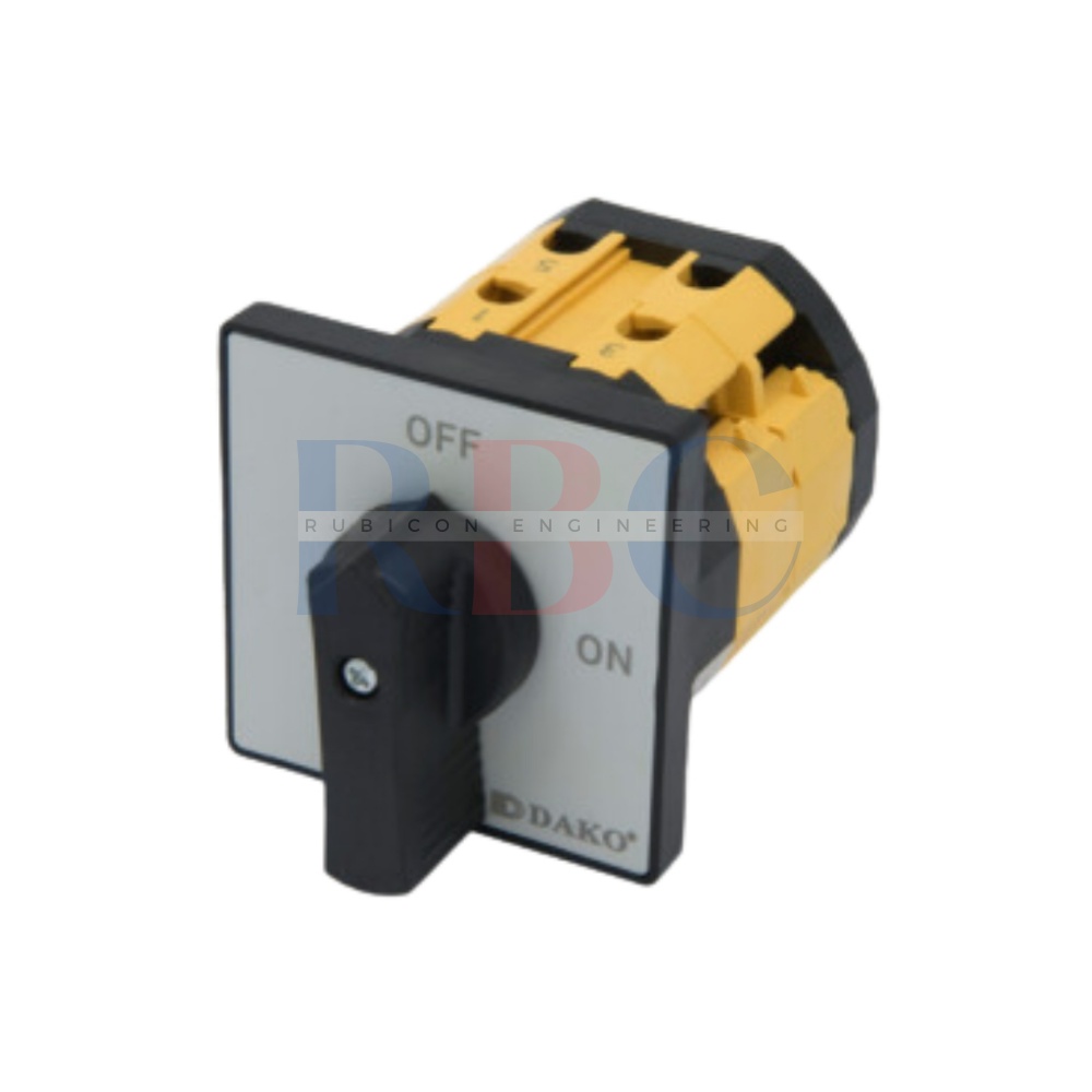 "DAKO" DCS-FN-3423 ซีเล็คเตอร์ เปิด-ปิด 32A 64x64 (OFF-ON SWITCH)